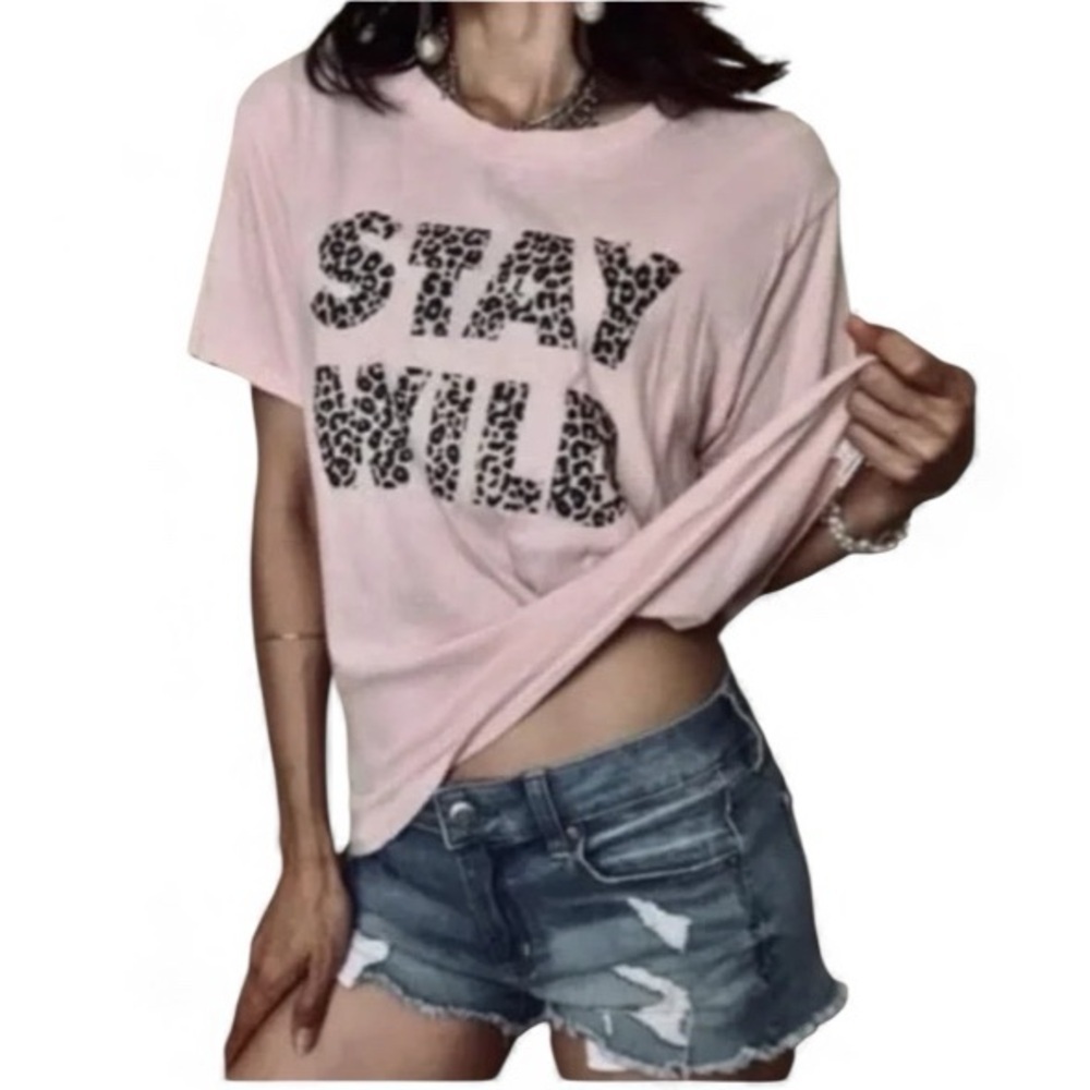Wildfox Blush Pink Tee XS